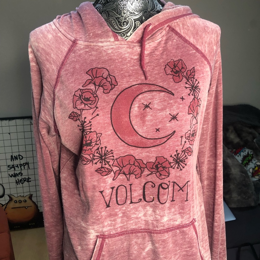 red/maroon Volcom sweatshirt pacsun S